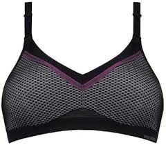 Triumph Triaction Free Motion - Czarny Biustonosz Sportowy