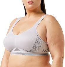 TriAction Damski Biustonosz Sportowy Cardio Cloud P Ex - Platyna