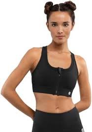 SIROKO - Sportowy Biustonosz z Wysokim Wsparciem Squat Black